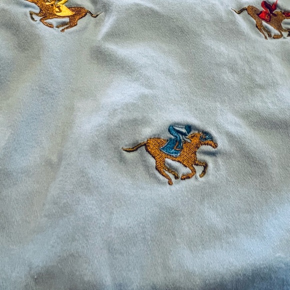 Castaway Nantucket Island Blue Shorts with horse embroidery - Picture 6 of 9